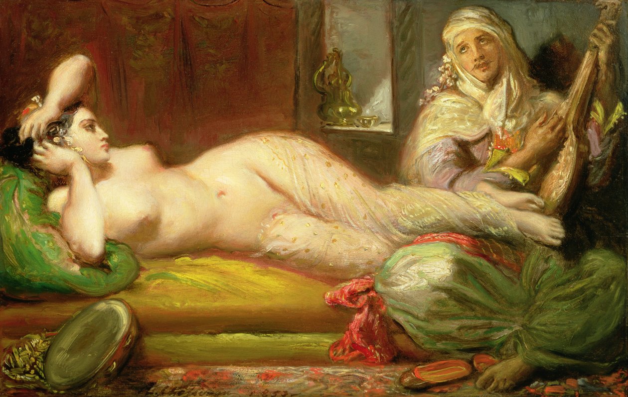 Reclining Odalisque, 1853 de Théodore Chassériau