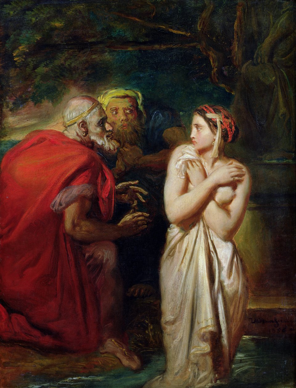 Susanna e os Anciãos, 1856 de Théodore Chassériau