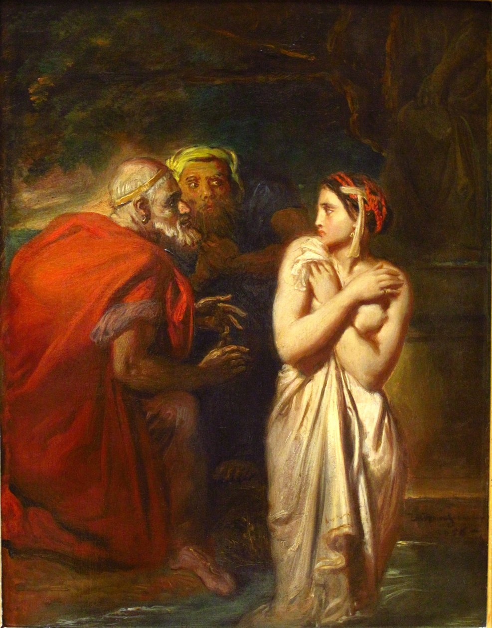 Suzanne e os velhos de Théodore Chassériau