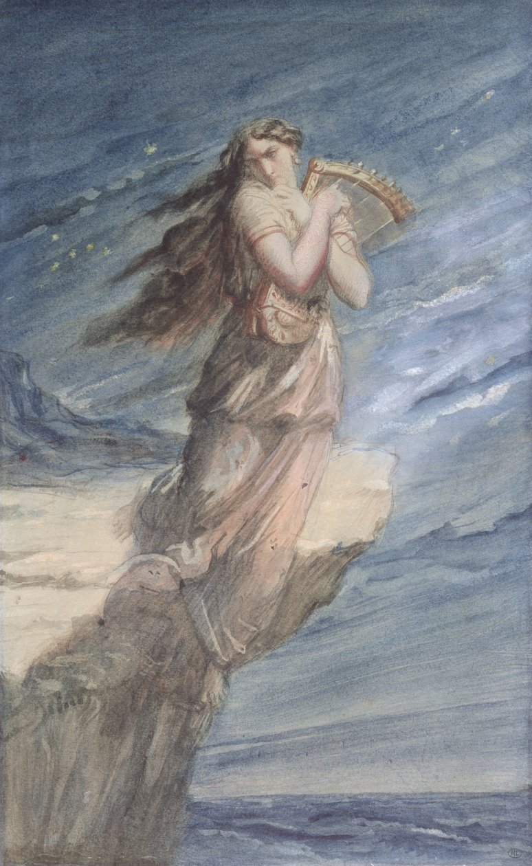 A morte de Safo de Théodore Chassériau