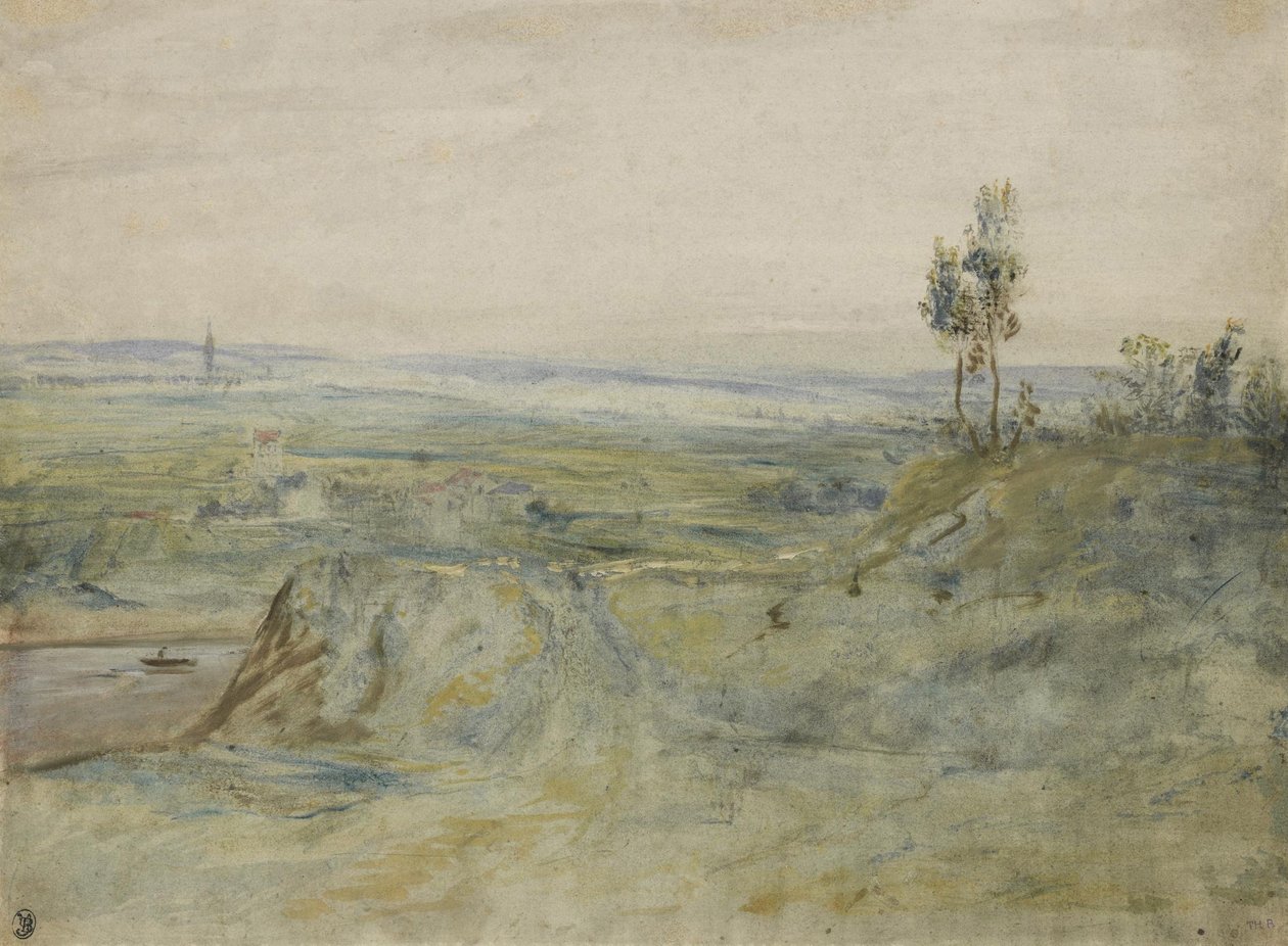 La Plaine, vista dos hauteruses de Meudon de Pierre Etienne Theodore Rousseau