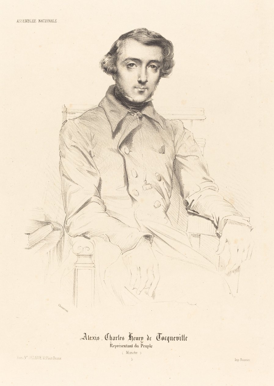 Alexis Charles Henry de Tocqueville de Théodore Chassériau