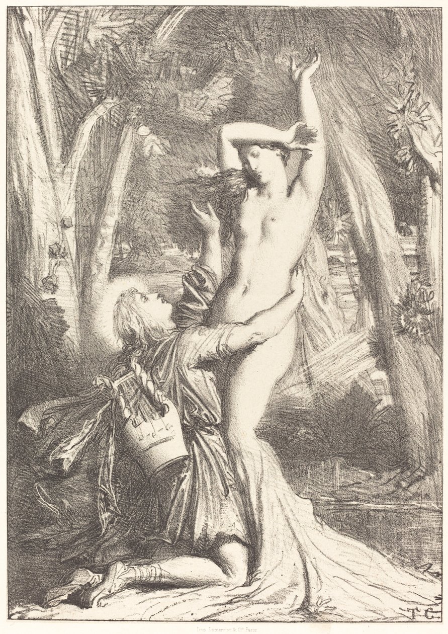 Apollon et Daphne de Théodore Chassériau