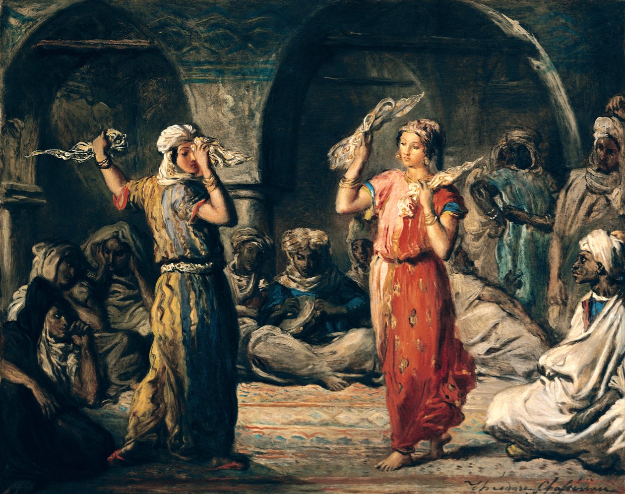 Dança dos Lenços, 1849 de Théodore Chassériau