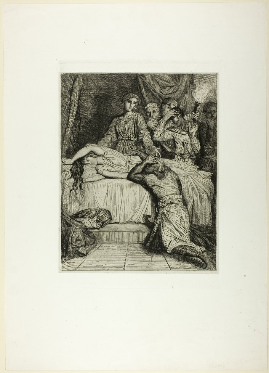 Oh! Oh! Oh!, prato quatorze de Otelo de Théodore Chassériau