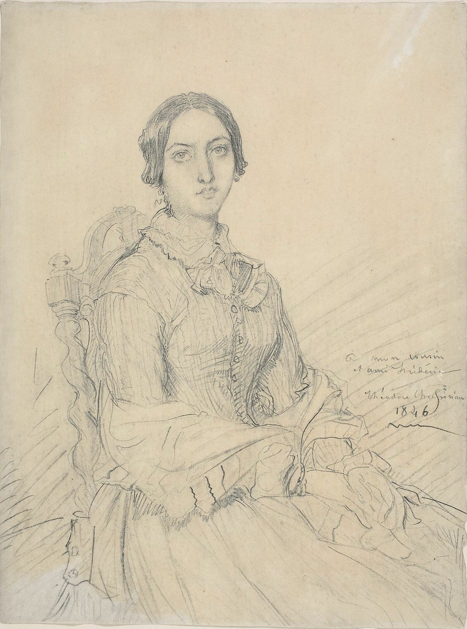 Retrato da Baronesa Chassériau de Théodore Chassériau