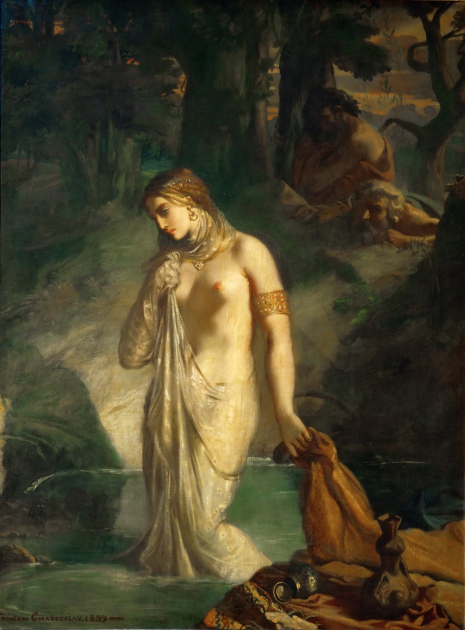 Susanna em seu banho de Théodore Chassériau