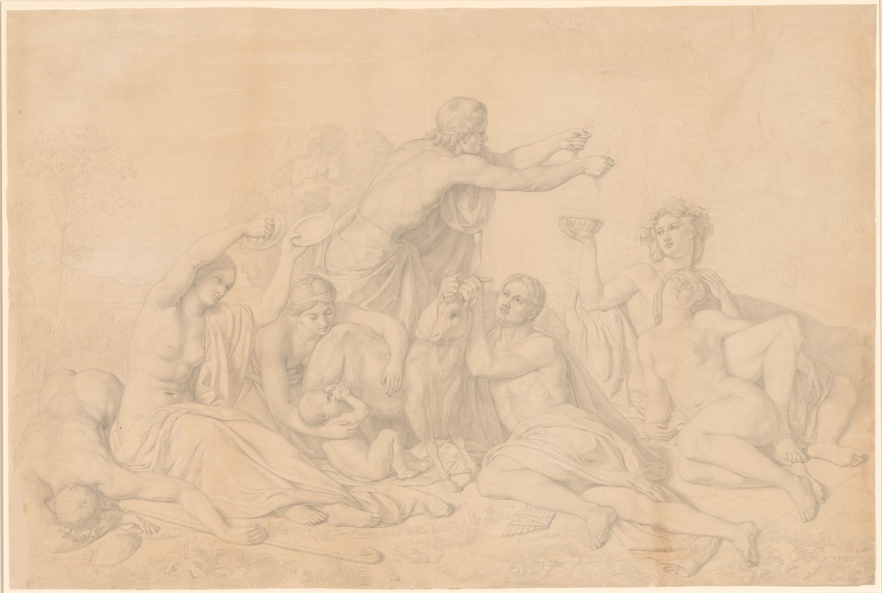 A Enfermagem de Júpiter de Théodore Chassériau