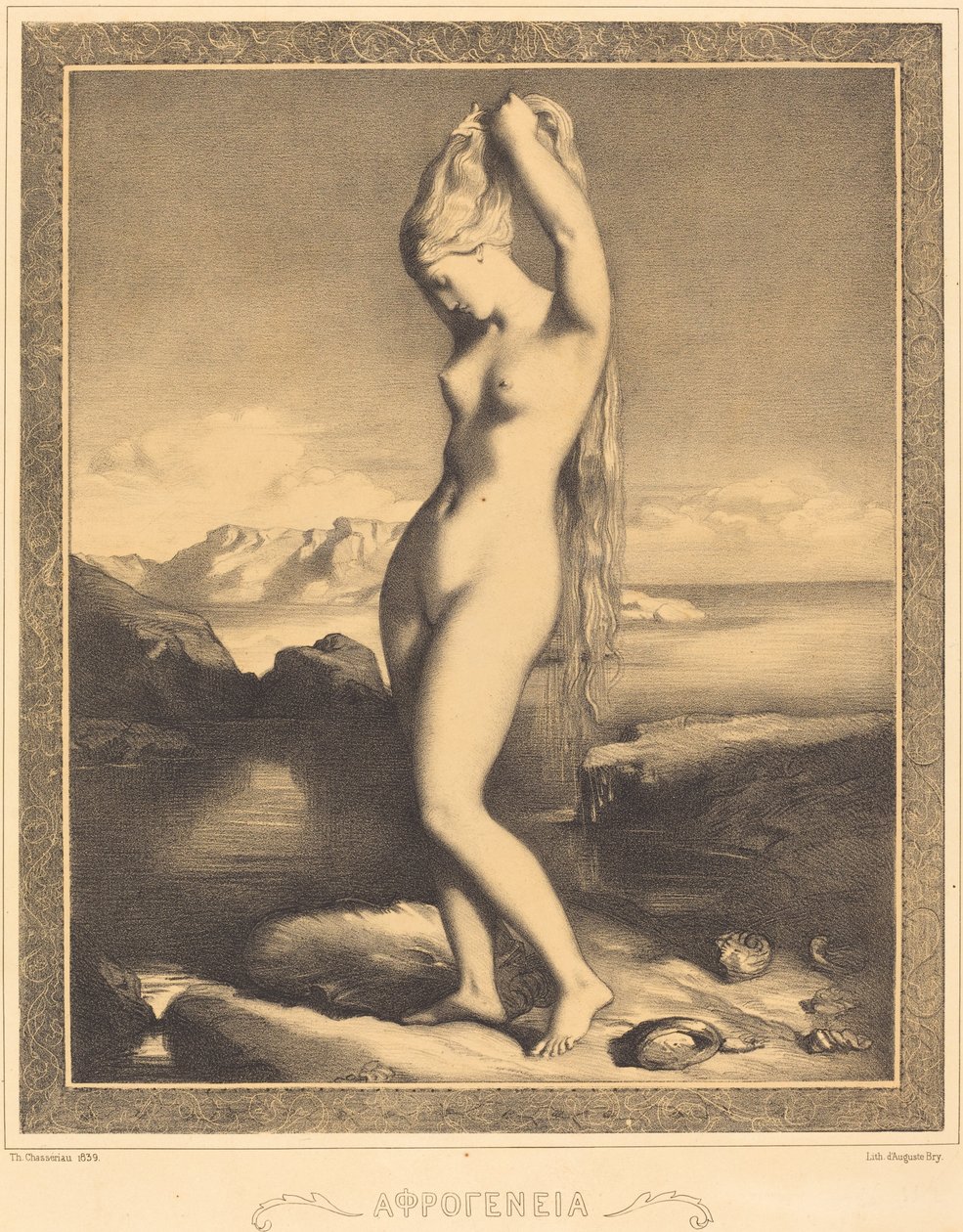 Vênus Anadiomeno de Théodore Chassériau