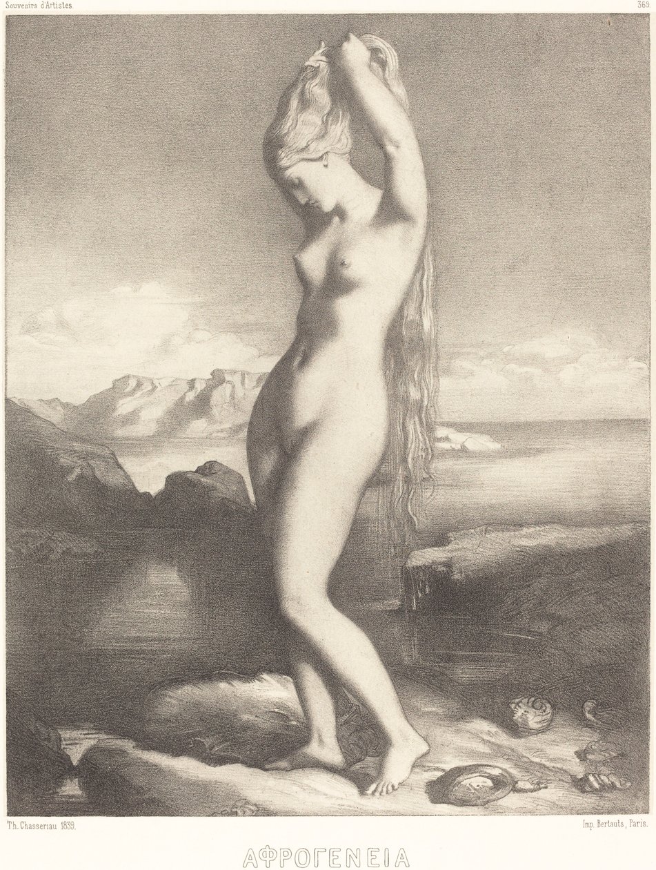 Vênus Anadiomeno de Théodore Chassériau