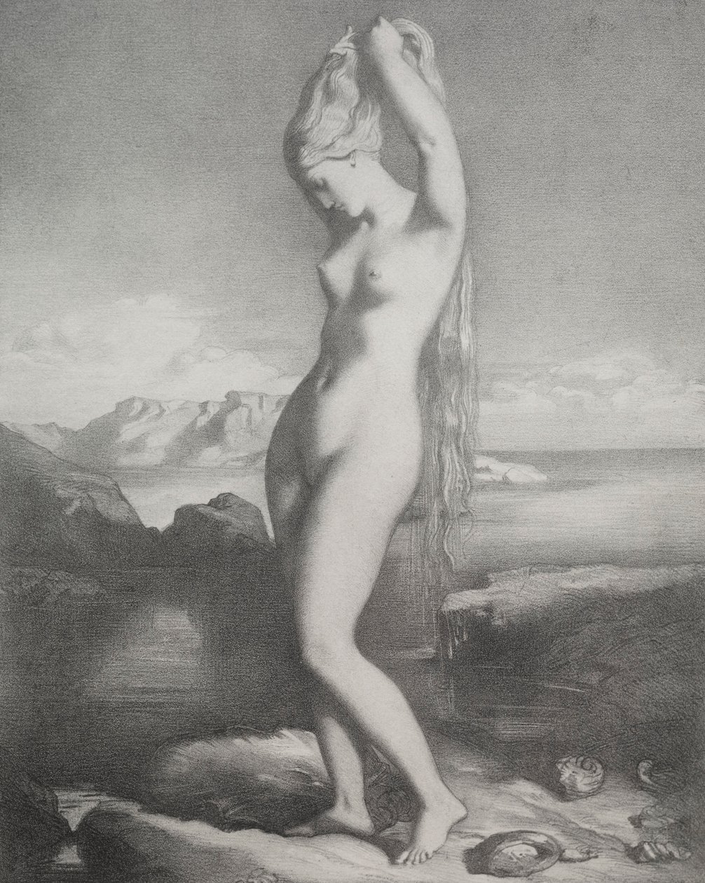 Venus Anadyomène, 1839. de Théodore Chassériau