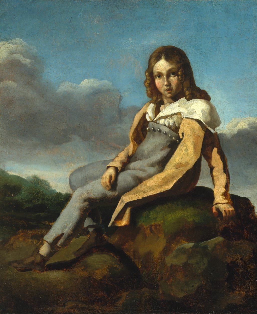 Alfred Dedreux (1810-1860) em criança de Theodore Gericault