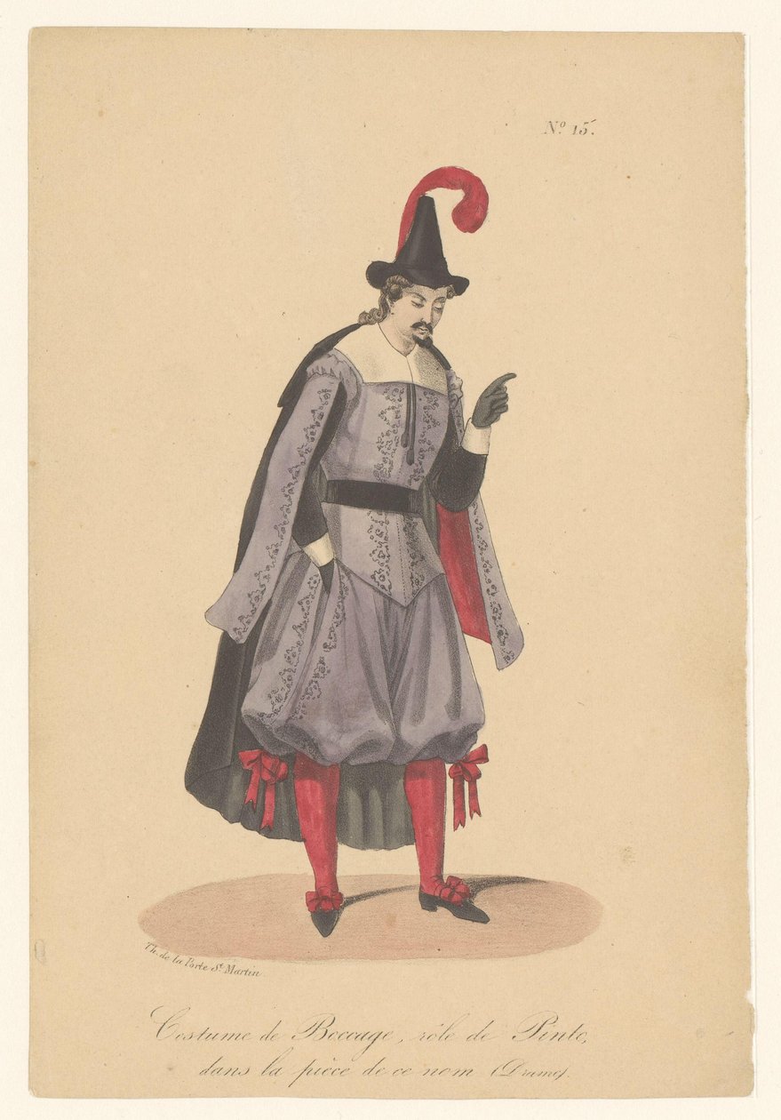 Bocage in de rol van Pinto
Figurino de Boccage, papel de Pinto, no jogo desse nome (Drama) (título sobre o objecto)
Actores, actrizes em operazangers em hun roll (título da série) de Théodore Lejeune
