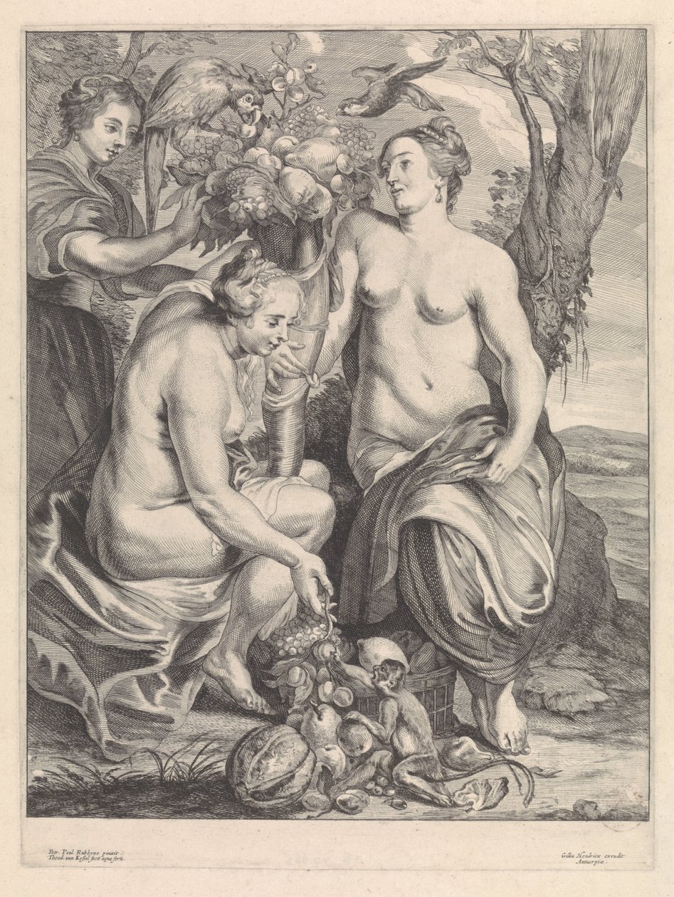 O chifre da abundância de Théodorus van Kessel