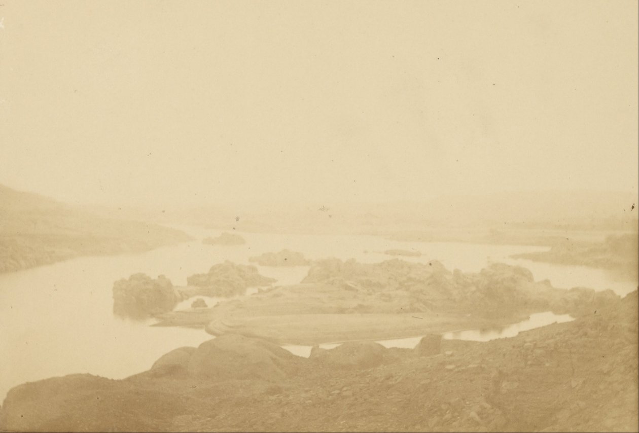 (Paisagem egípcia) de Théodule Devéria