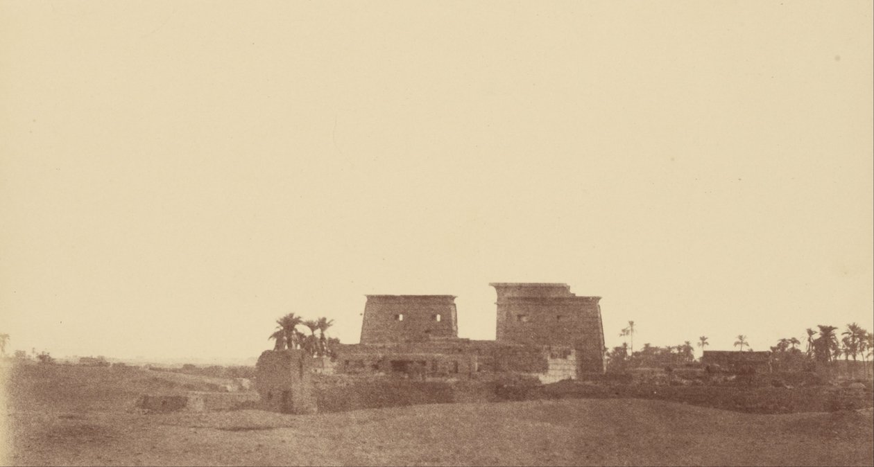 (Visão geral do Palácio de Karnak) de Théodule Devéria