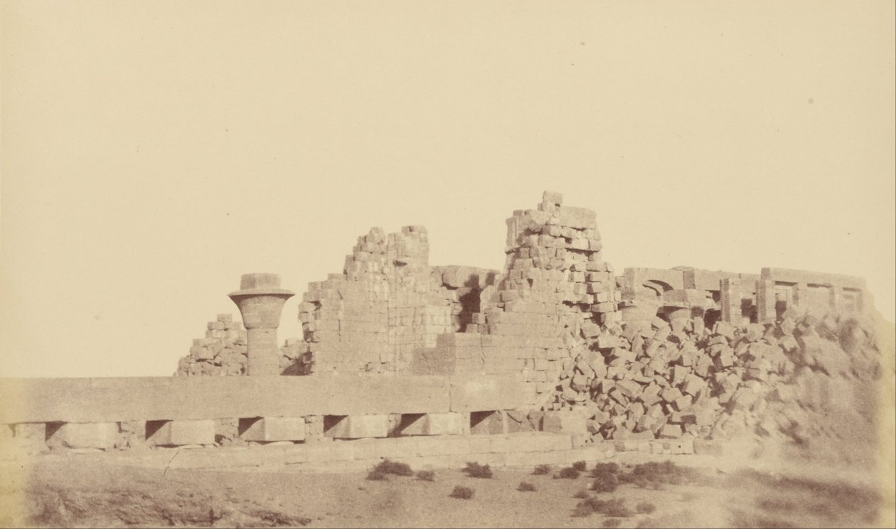 (Caminhada coberta de Tothmes III, Karnak) de Théodule Devéria