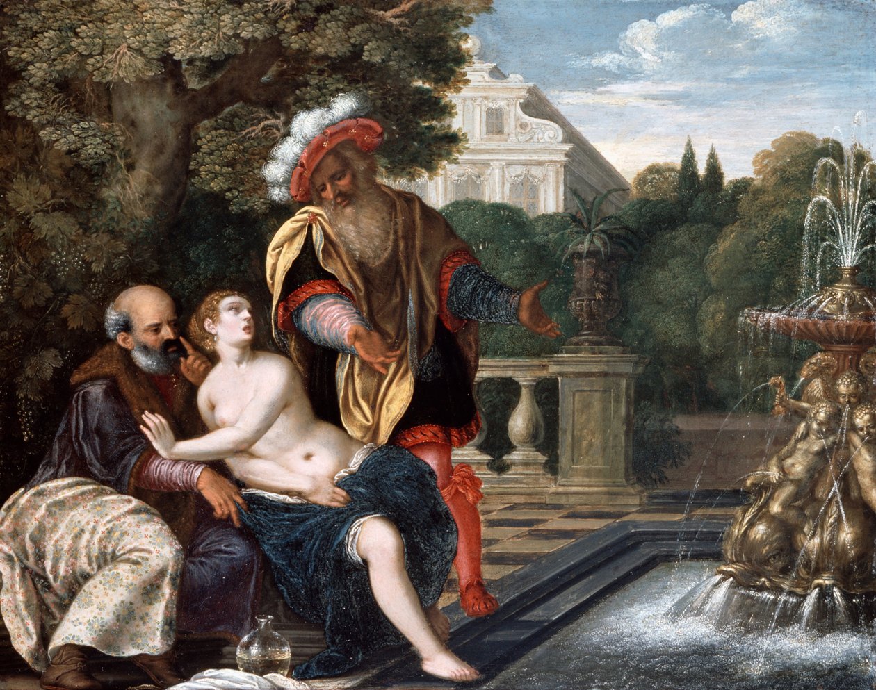 Susanna e os Anciãos de Jakob Ernst Thomann von Hagelstein