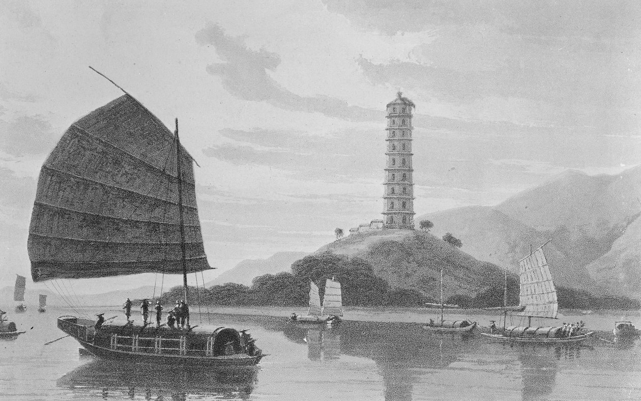 Pagode Whampoa, 1810 de Thomas und William Daniell