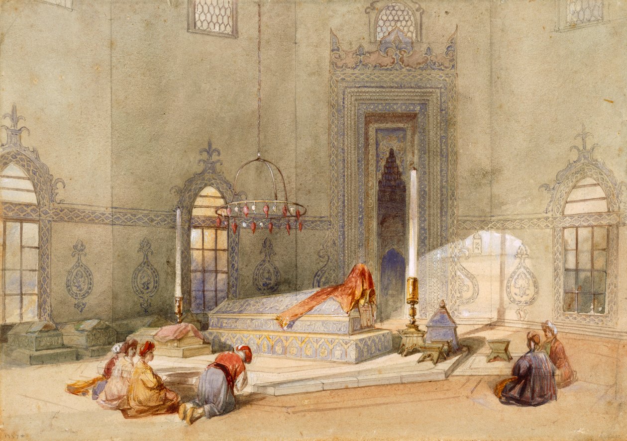 O Mausoléu do Sultão Mohmed, Brusa de Thomas Allom
