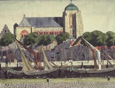A Igreja e Porto em Verre de Thomas Austen Brown