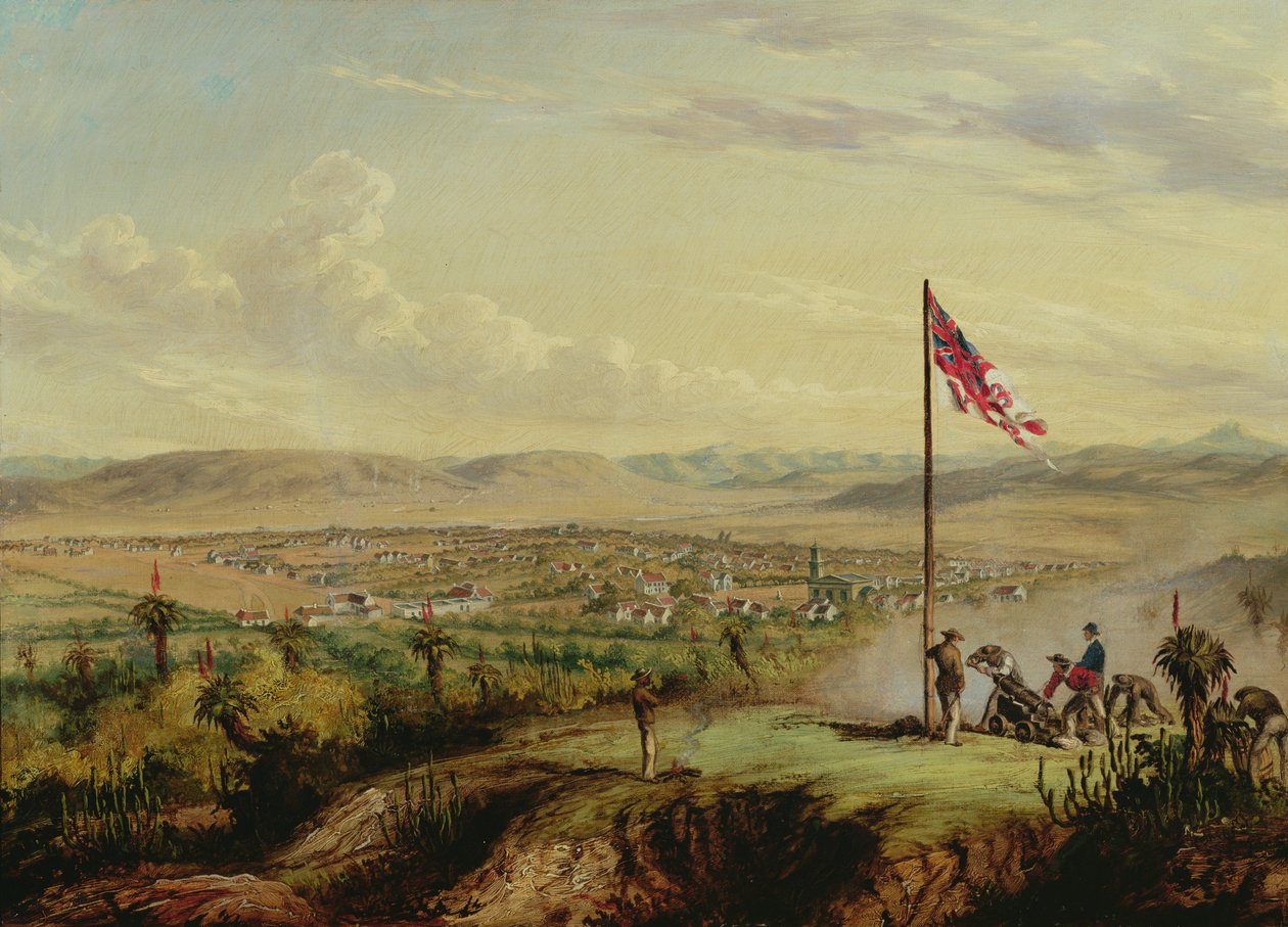 Uma vista do forte Beaufort de Thomas Baines