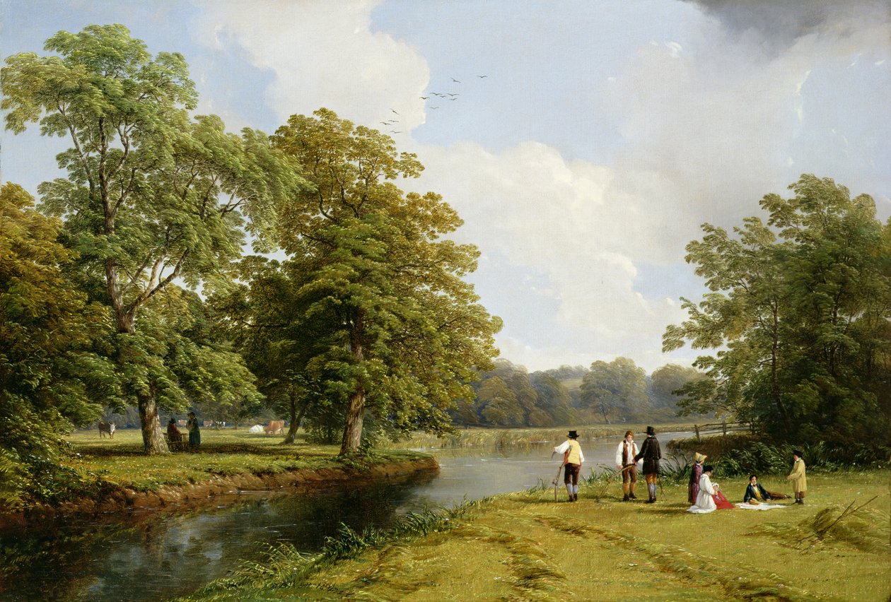 Um piquenique em Stoneleigh Park de Thomas Baker