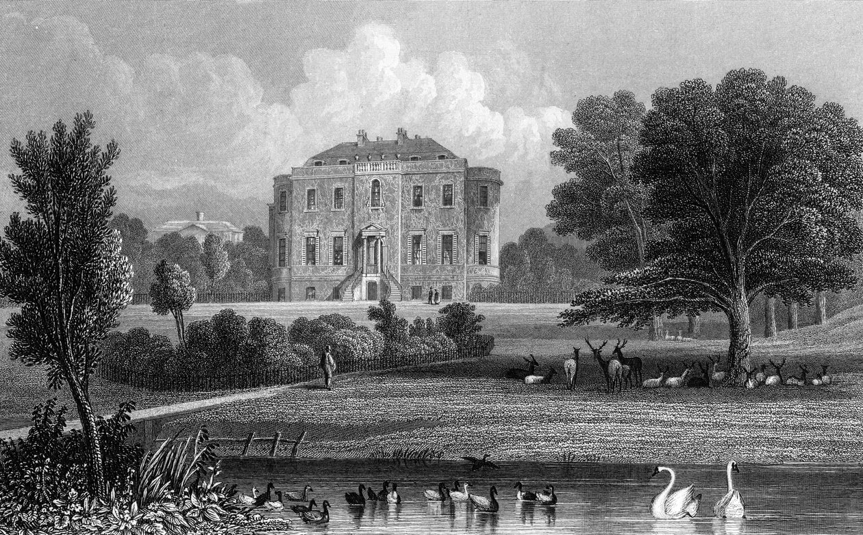 Wivenhoe Park, Essex, 1835 de Thomas Barber