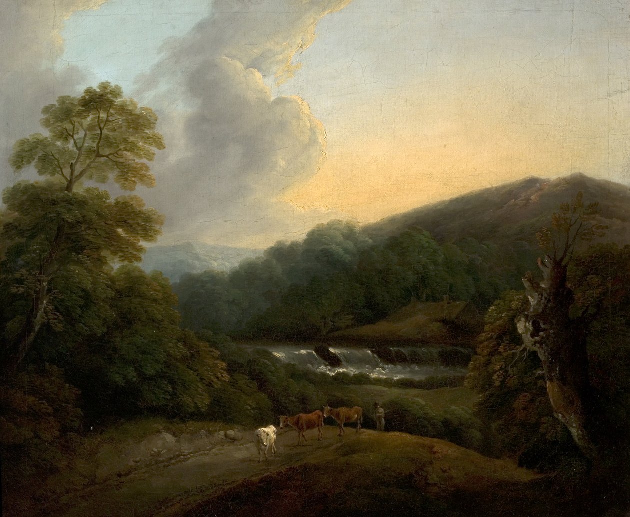 Paisagem montanhosa de Thomas Barker of Bath