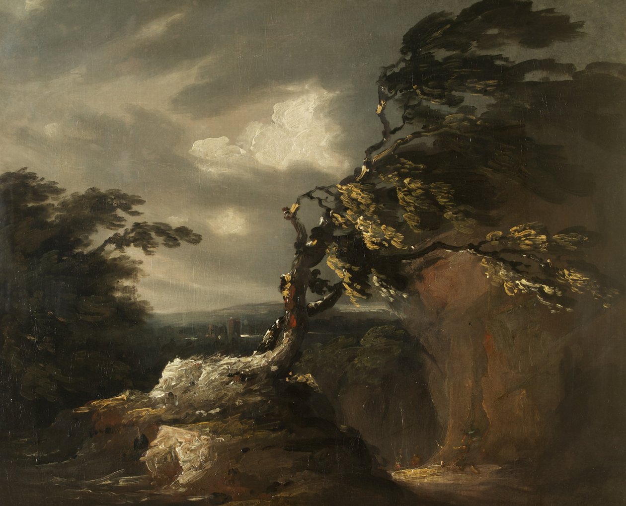 Tempestade à noite, c.1800 de Thomas Barker of Bath