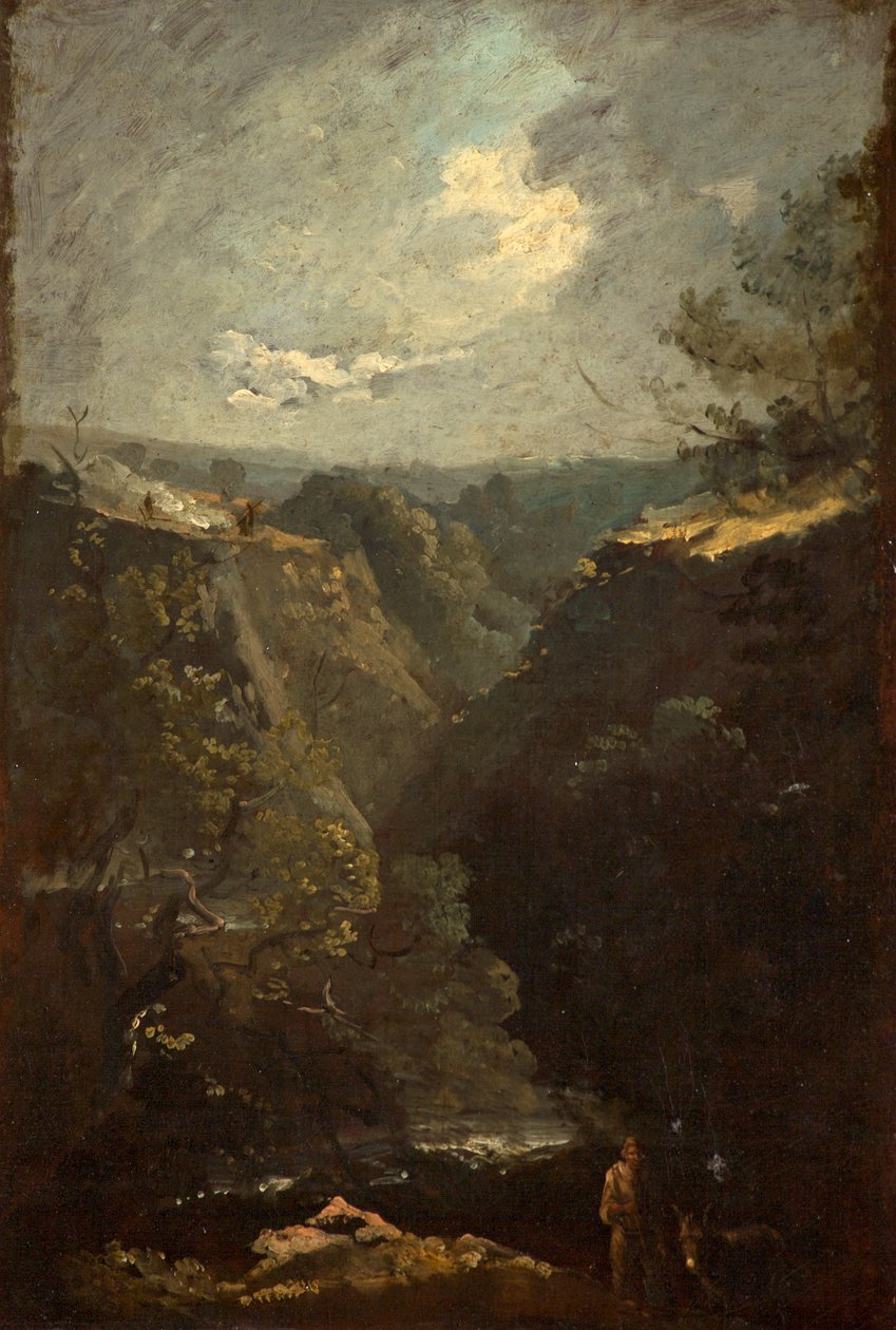 Rochas do pavio, c.1824 de Thomas Barker of Bath