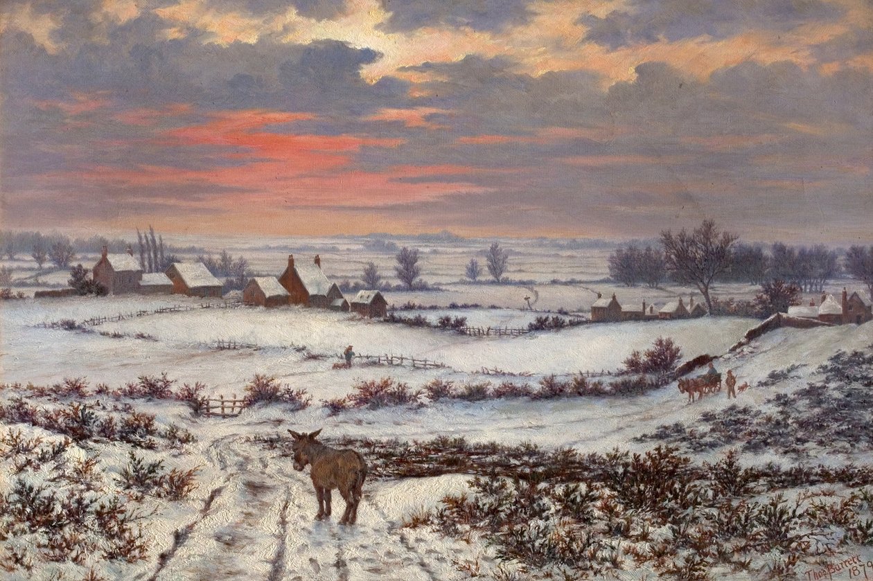 Peça de Neve, Bulwell Forest, Nottinghamshire de Thomas Barratt