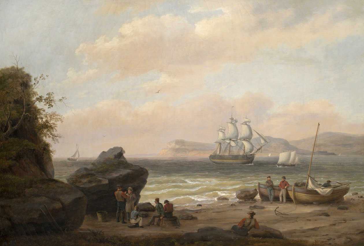 Vista Marinha, 1835 de Thomas Birch