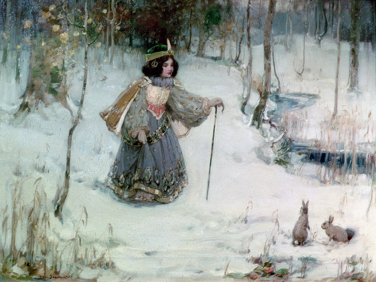 Branca de Neve na Casa dos Sete Anões, 1902 de Thomas Blacklock