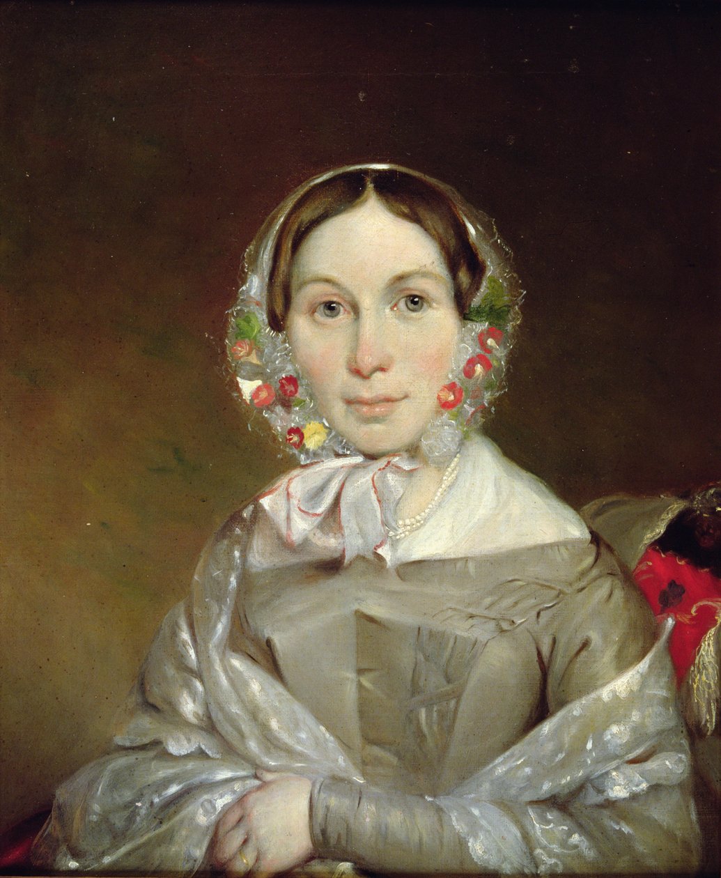 Retrato de Eliza Sophia Tilley, do século XIX de Thomas Bock
