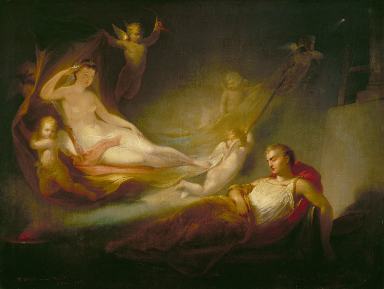 Um sonho de pintores, 1869 de Thomas Buchanan Read
