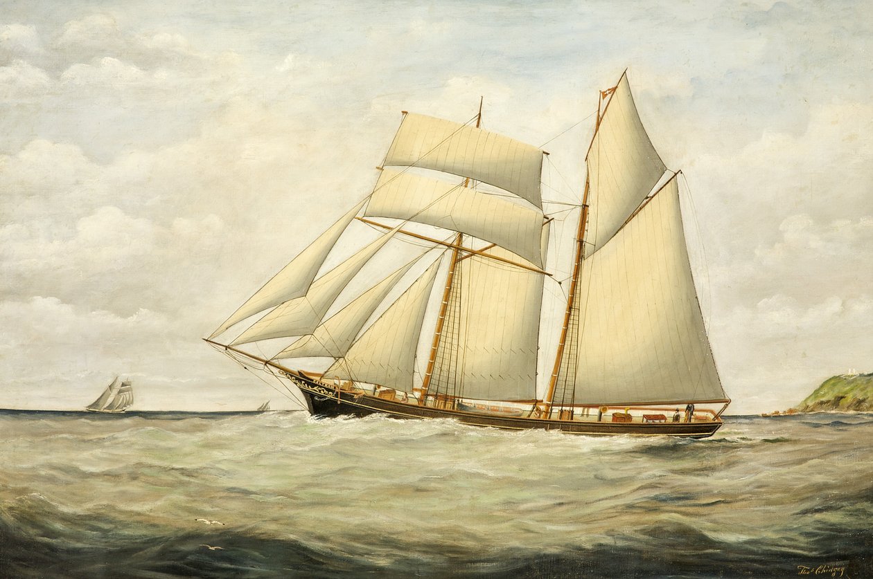 Escuna Saltram, 1890-1900 de Thomas Chidgey