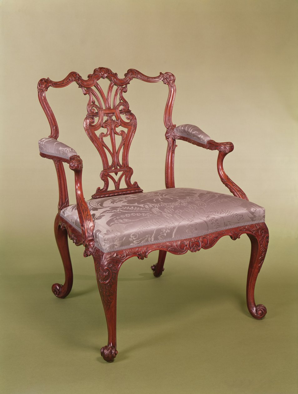 Poltrona de Thomas Chippendale, c.1760 (mogno) de Thomas Chippendale