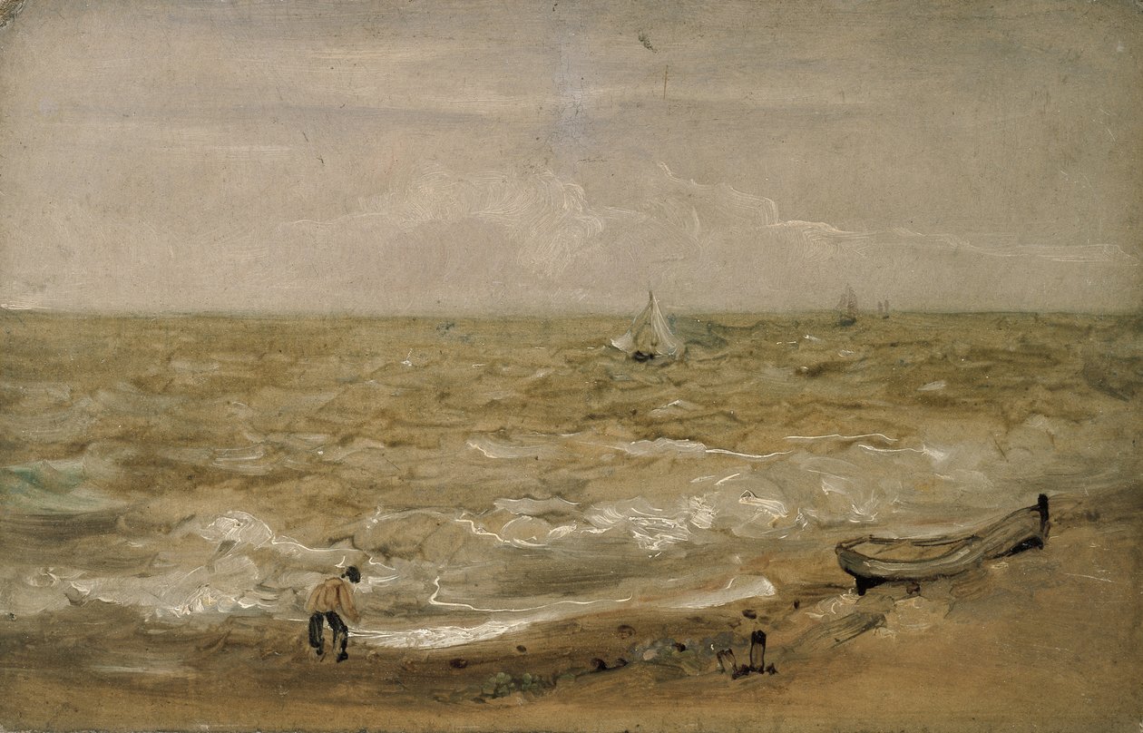 Cena da praia de Thomas Churchyard