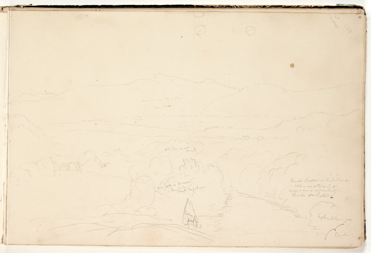 Paisagem, 1832 de Thomas Cole