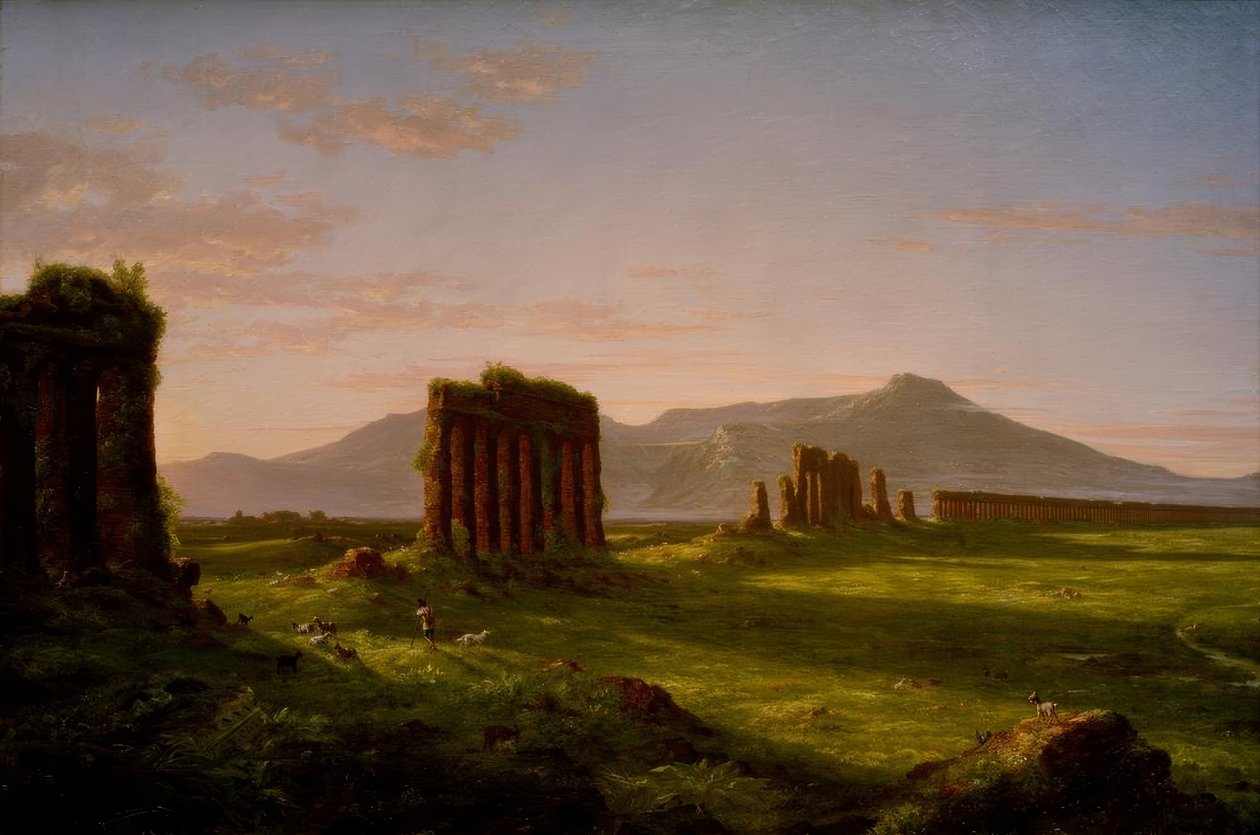 Roman Campagna | Thomas Cole | Impressão de arte