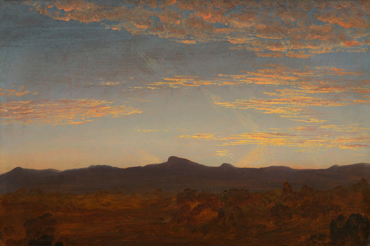 Estudo para Catskill Creek de Thomas Cole