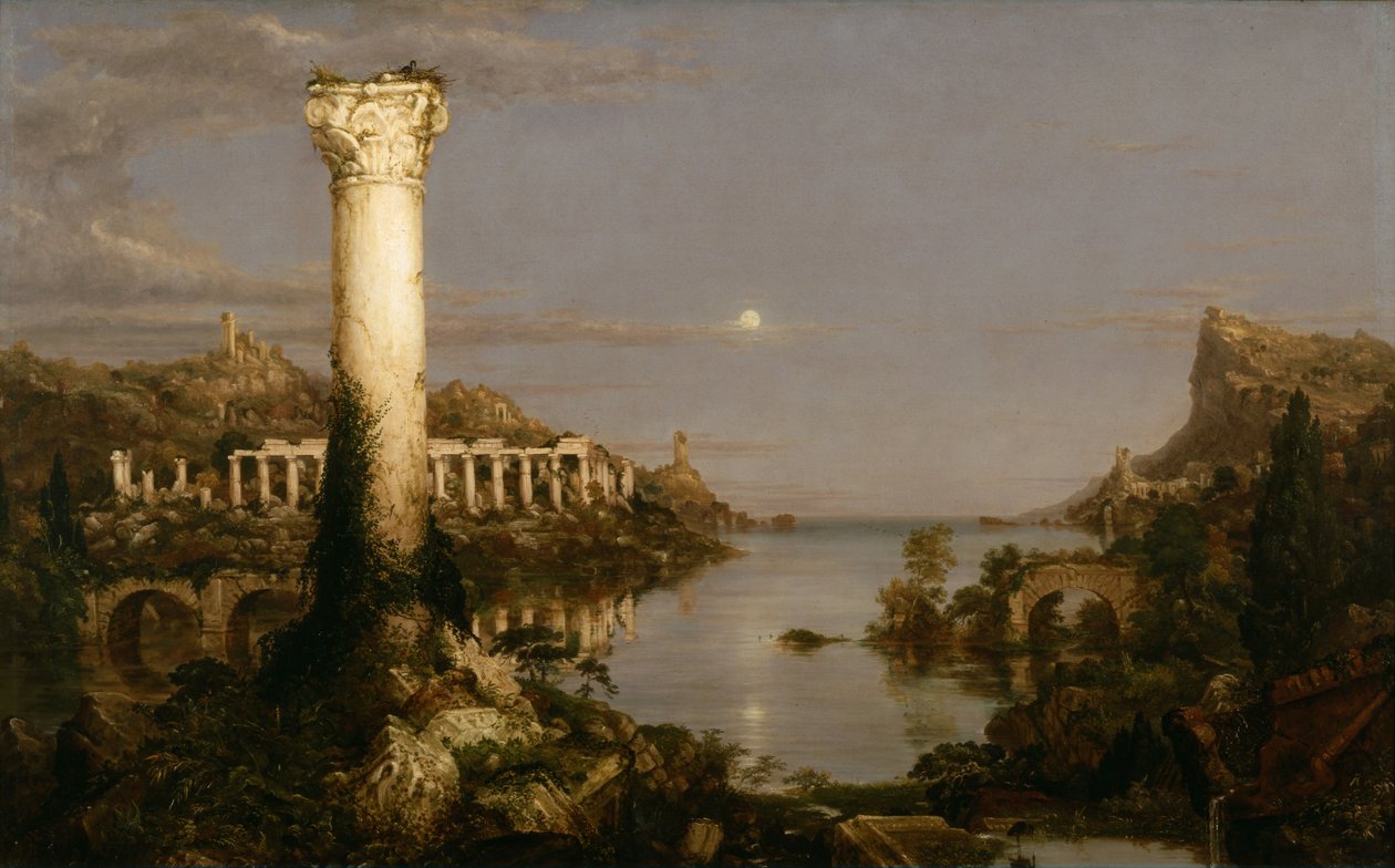 O curso do império. Desolação de Thomas Cole