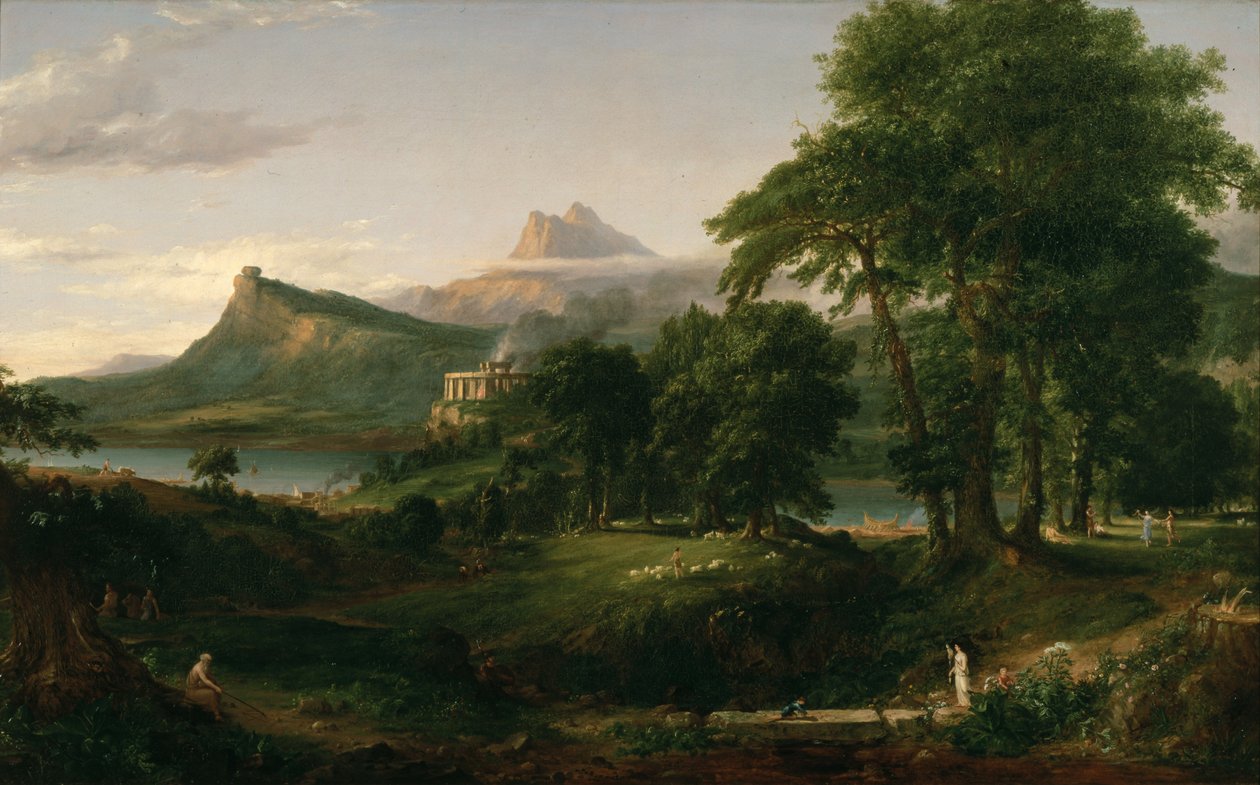 O Curso do Império: O Estado Arcadiano ou Pastoral de Thomas Cole