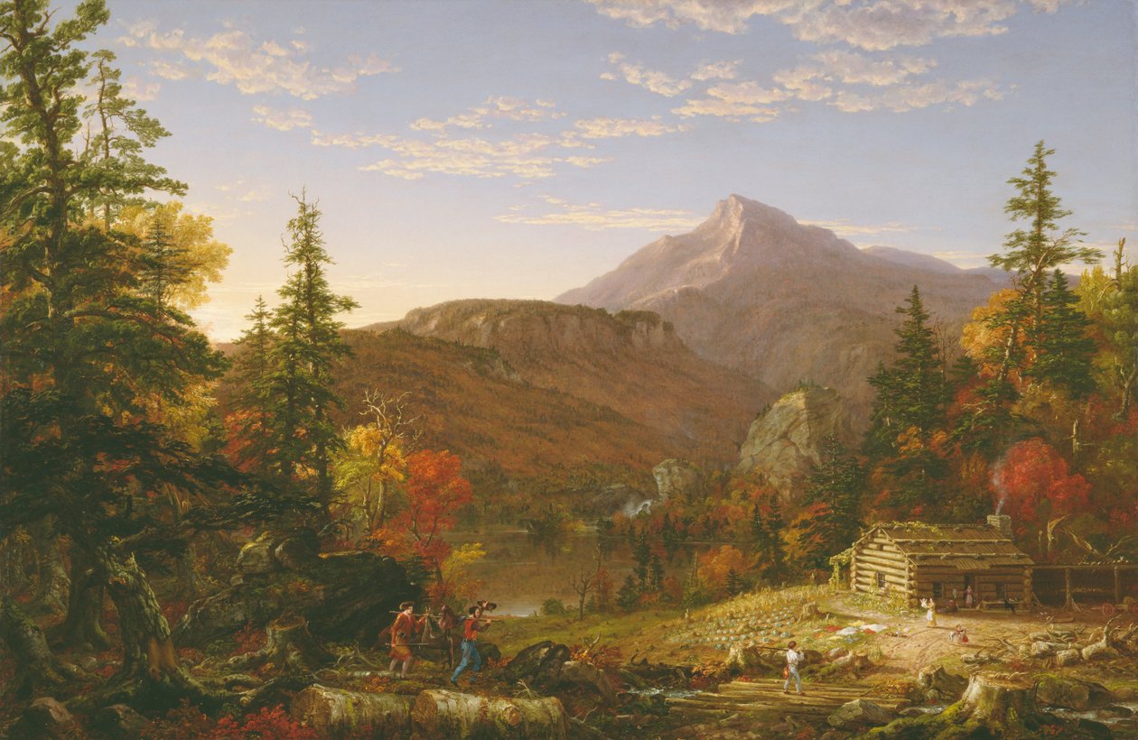 O retorno do caçador de Thomas Cole