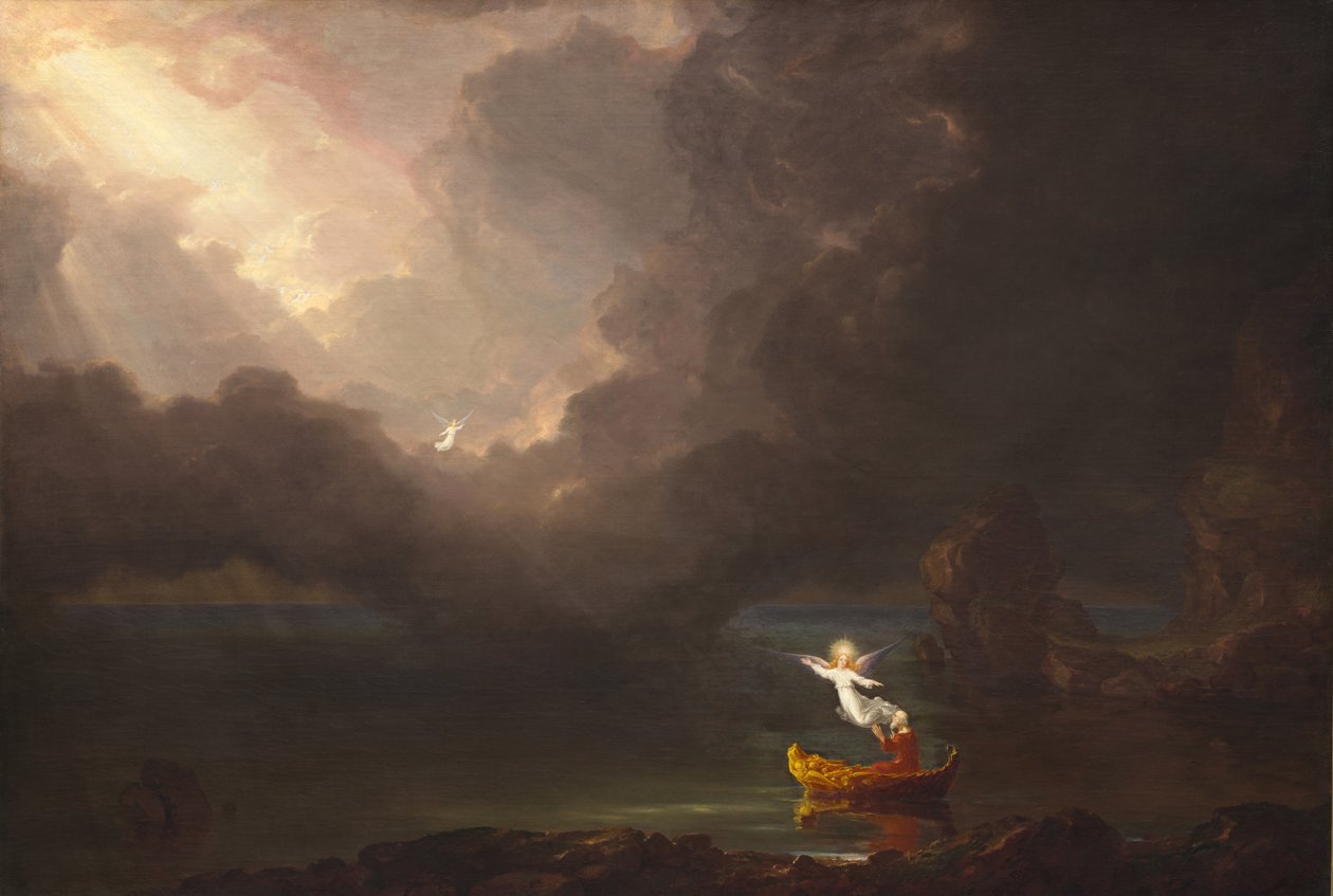 A viagem da vida: velhice, 1842 de Thomas Cole