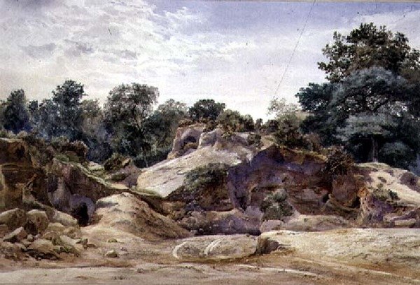 Gravel Pit em Hampstead de Thomas Collier