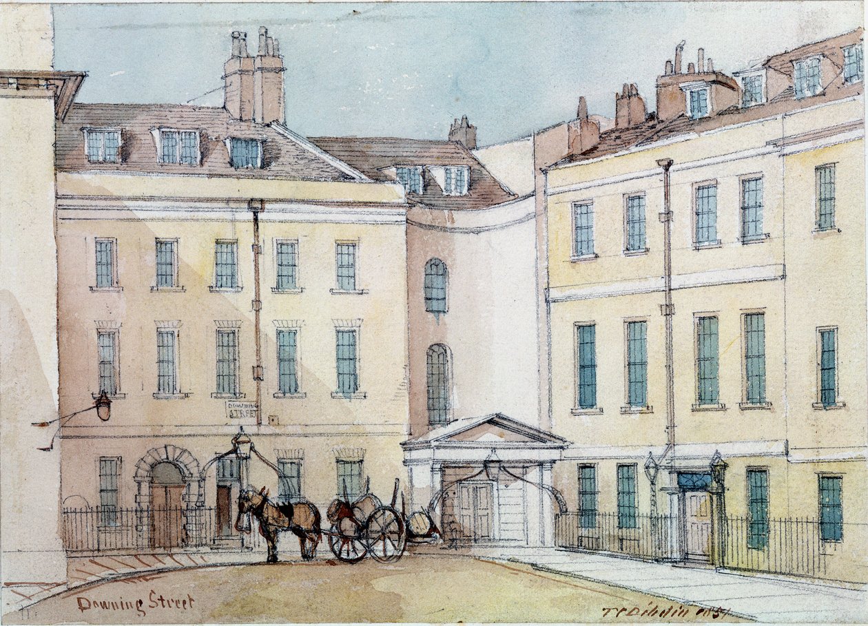 Downing Street, 1851 de Thomas Colman Dibdin