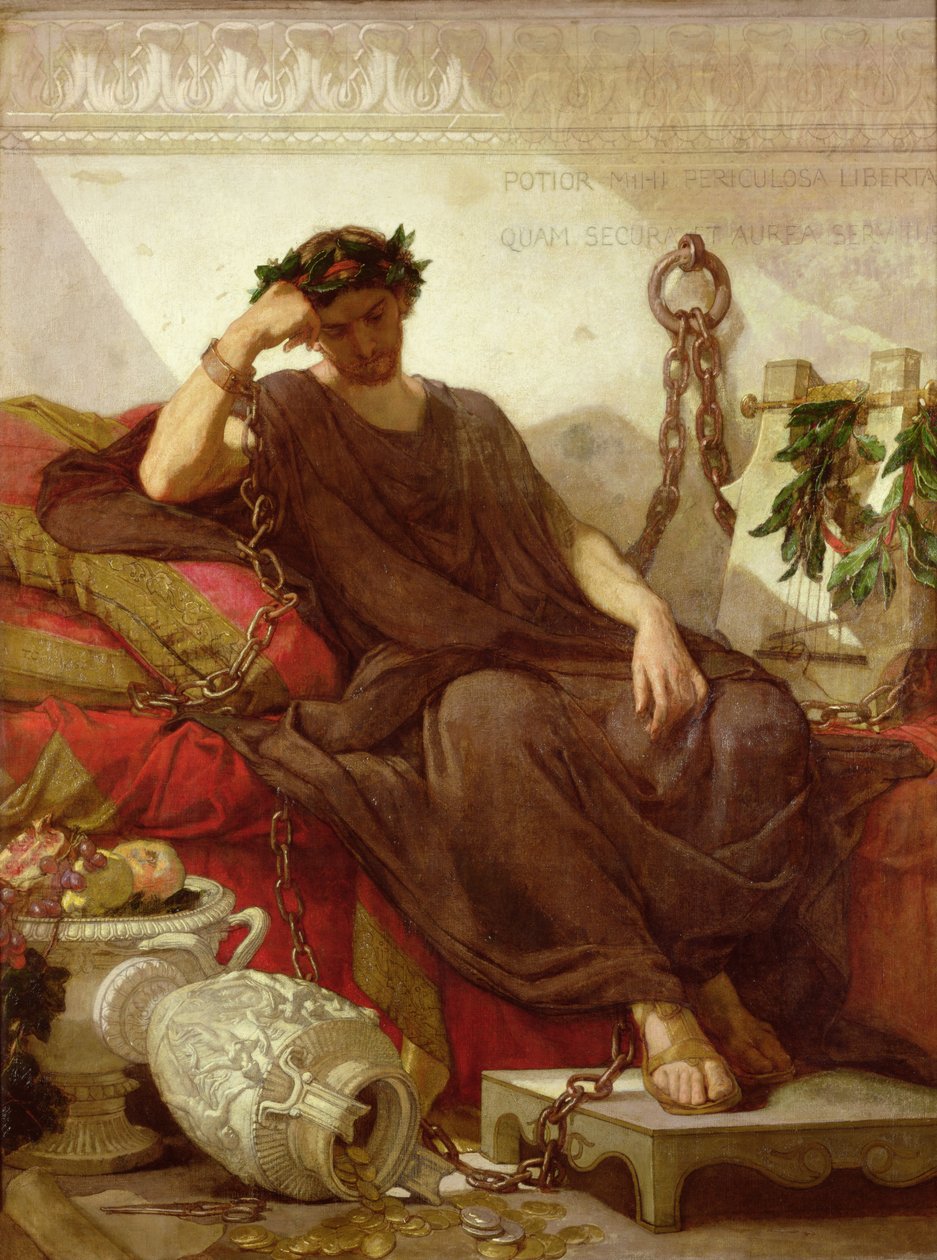 Damocles 1866 de Thomas Couture