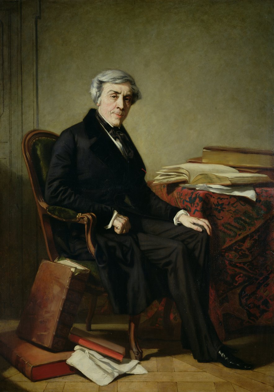 Retrato de Jules Michelet (1798-1874) de Thomas Couture